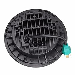 SUNPIE 7 inch Black Head light Compatible with