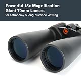 Celestron SkyMaster 15x70 Binoculars Porro BaK-4 Multi-Coated Lenses view 3
