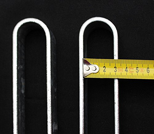 DanDiBo 4 Stück Bodenanker verzinkt XL Erdanker für Rosenbogen 30 cm Heringe Erdspieß Bodenspieß Befestigung… – Bild 4