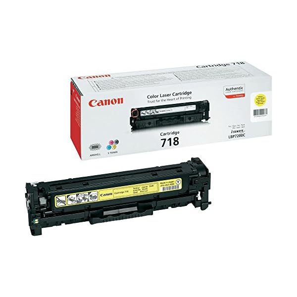 Original Canon I-Sensys 718 Tonerkartuschen-Pack, Cyan, Magenta, Gelb, Schwarz, Lasertonerkartuschen, 2660B002/2662B005/2659B002/2661B002 Für LBP7200Cdn / MFC8330 / LBP8350CDN – Braune Box – Bild 6