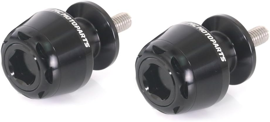 MSHINE Black CNC Swingarm Spools M8 8MM For Kawasaki Versys 650 2015-2017 2018 2019 ZX-10R ZX-6R ZX-636 2019 2020 ZX-6RR Ninja