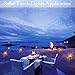 DIKAIDA 4 Pack Solar Torch Lights Upgraded, Waterproof Flickering Flame Solar Torches Dancing Flames Landscape Decoration Lighting Dusk to Dawn Outdoor Security Solar Light for Garden Patio Driveway