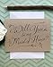 Will You Be My Maid Of Honor Card - Kraft Rustic Maid Of Honor Cards