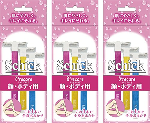 Schick(シック) Tディスポ 使い捨て ボディ用 Tディスポ(3本入×3個) 女性用 カミソリ