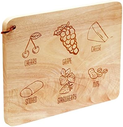 Cheese serving board,can be used as bread/cake/fruit cutting board,with stylish image perfect gift for wedding,housewarming,large size