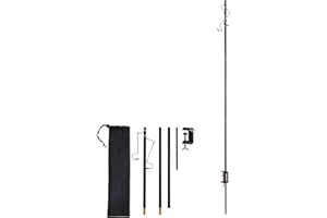 喜马拉雅 Camping Folding Lamp Pole, Lightweight Collapsible Aluminum Lantern Stand, Outdoor Portable Lamp Post Hanging Light Holder Stick for Picnic Hiking Fishing BBQ (Lantern Stand)