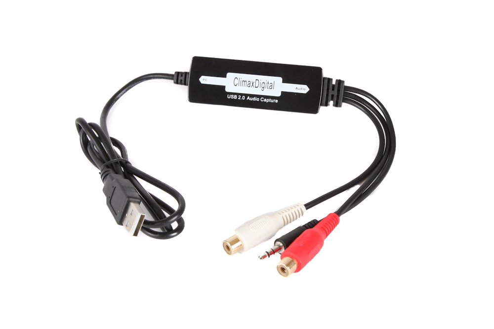 ClimaxDigital USB Audio capture (Vinyl audio cassettes and tape to PC/Mac)