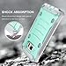 Galaxy Note 7 Case, E LV Galaxy Note 7 - Hybrid Armor Protection Defender Case Cover For Samsung Galaxy Note 7 - MINT/GREY