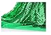 3mm Green Sparkle Sequins Fabric For Sewing Costumes Knit Dot Strechy sold by half of the yard Tablecloth Linen Sequin Tablecloth Table Runner