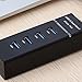 Foxnovo 4-port USB 3.0 Hub, Ultra Slim, Super Speed Data Transfer Rates up to 5Gbps for Windows Mac OS Linux