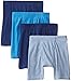 Hanes Boys' 4 Pack Ultimate Comfortsoft Blue Dyed Boxer Brief, Assorted, X-Large