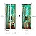 Fymural Door Wall Mural Wallpaper Stickers New 3D Old Wooden Vinyl Removable Decals for Home Room Decoration 30.3x78.7