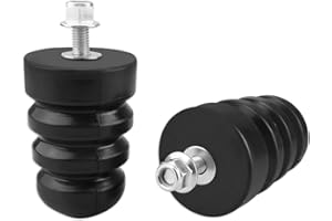 JUWEVAZU 2Pcs Rear Leaf Spring Bumpers Fit for Ford Excursion F250 F350 Super Duty 2000-2019, Rear Bump Stops Replace 1C3Z473