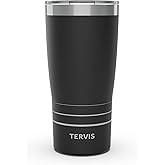 Tervis Traveler Powder Coated Stainless Steel Triple Walled Insulated Tumbler Travel Cup Keeps Drinks Cold & Hot, 20oz, Onyx Shadow
