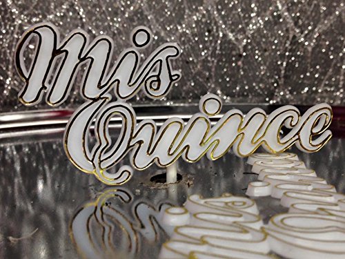 Mis Quince Anos Sweet 15 Birthday Cake Cupcake Decoration Pick - Thumbnail 2