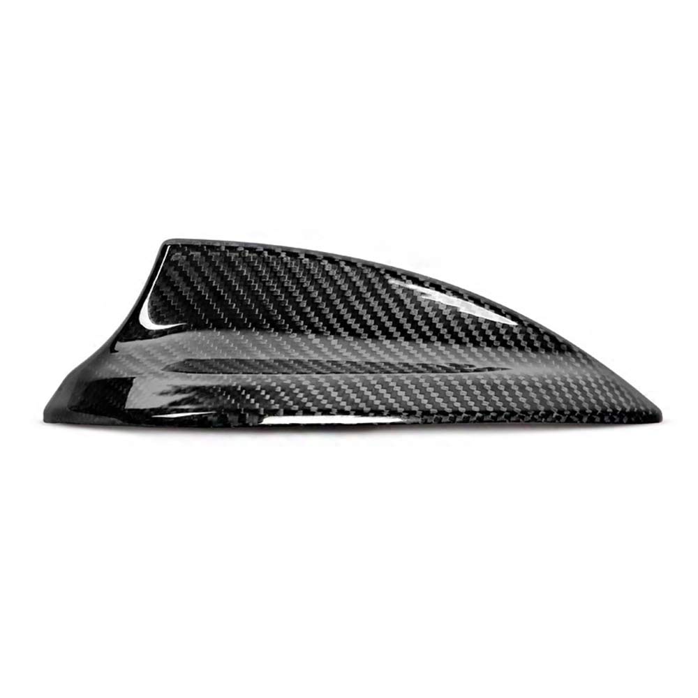 Genuine Carbon Fiber Car Roof Shark Fin Antenna Cover Trim Shark Fin