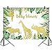 Mehofoto Gold Safari Baby Shower Gold Animal Watercolor Jungle Leaves Photography Backdrop 7x5ft Baby Shower Party Decorations Background for Children