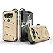 Zizo Bolt Series Compatible with Samsung Galaxy S7 Active Case Military Grade Drop Tested with Tempered Glass Screen Protector Holster TAN CAMO Green
