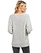 ROMWE Women's V-Neck Long Sleeve Basic Loose Knit Sweater Tops