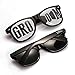 BMC 4 pc Black and White Wedding Party Decal Style Sunglasses - Bride & Groom