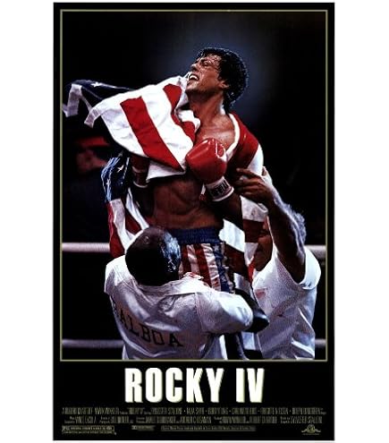 Amazon.com: Rocky 4 Movie Poster (27 x 40 Inches - 69cm x 102cm