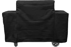 Grill Cover for Pit Boss 4-Burner Ultimate Lift-Off Griddle,64" L x 31" W x 35" H-Black 600D Heavy Duty Waterproof Resistant 