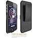 iPhone 4/4S Case, Rhidon® Super Slim Hard Shell Layer Holster Open-Face Sport Case with Holster Kickstand and Locking Belt Swivel Clip for Apple iPhone 4/4S (Black)