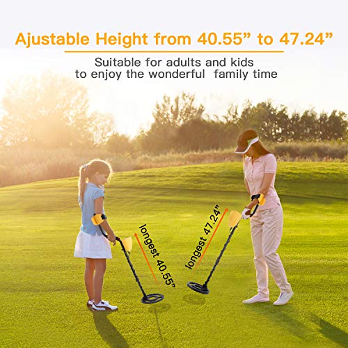 Noeler Metal Detector,High Accuracy Detector with Pinpoint Function,Professional Waterproof Metal Detectors for Adults and Kids (Size 1)