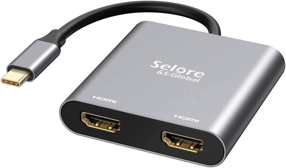 Selore & SGlobal USB C to Dual HDMI Adapter 4K60Hz Amazon.de