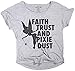 Superluxe™ Womens Faith, Trust and Pixie Dust Tinkerbell Dolman T-Shirt, Premium Heather, XX-Large