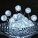 Impress Life Christmas Wedding String Lights, 10ft 40 Cold White Orbs Ball Led Fairy Lighting, Silver Wire Battery Operated with Remote for House, Bedroom, Patio Decoration, Mirror Bedroom Wreath
