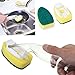 Kitchen Cleaning Brush Scrubber Refill Replacement Heads Washing Dish With Refill Liquid Soap Dispenser Dishwash And Clean sponge replacement core (2 x clean brush (without handle))