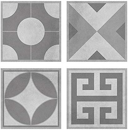 Yattafasion A Set (4PC) Living Room Bathroom Floor Stickers Waterproof Anti-Slip Stickers