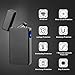 Plasma Lighter Windproof Arc Lighter USB Lighters Rechargeable Electric Lighters Flameless Pulse Dual Arc Lighter for Cigarette,Candle (Matte Black)