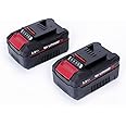 HHiMXPO 2Pieces 18V 5.2Ah Replacement Li-Ion Battery Compatible with EIN-he-ll 18V Lithium-Ion Cordless Power Tools 4511496 4511437