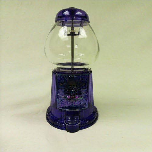 Purple Gumball Machine Antique Style Gumball Bank and Dispenser with Free Spin