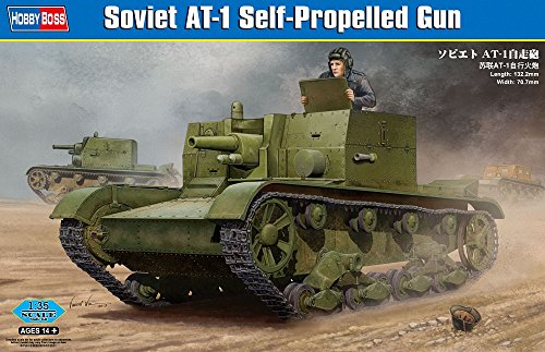 Hobby Boss Soviet AT-1 Self-Propelled Gun Model Kit