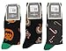 Socksmith Men's Christmas Holiday Crew Socks (3Pr) Halloween, Thanksgiving, Christmas