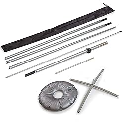 Vispronet Premium Extra Large Feather Flag Pole Set