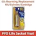 Premium Quality CO2 Rearming Kit Cylinder Cartridge Tank for Manual Inflatable Life Jacket Lifejacket Life Vest Waist Pack Belt Lifesaving PFD CO2 Replacement Refill New