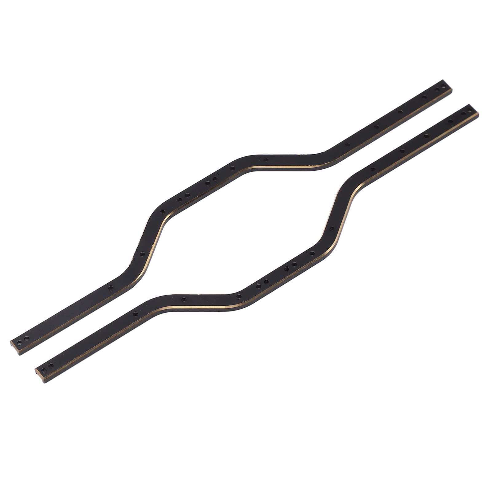 Rc Car Chassis Frame Rails,Brass Frame Rails Left & Right Frame Chassis, For 1/10 Axial Scx10 Rc Crawler Car Truck