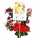Maitys Floral Card Holder Picks 12.2 Inches Plastic Straight Head Floral Photo Sticks Clear Fork Shaped Flower Place Card Holders for Bouquet Arrangement Mother's Day Wedding Birthday Party Decoration