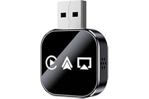 Kivont 3 in 1 Adapter,2026 Upgrade Wireless Carplay Adapter,with 2.4/5ghz WiFi and Bluetooth 5.0,Plug and Play Car A-dapter, 