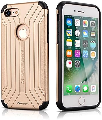 WATTPERSON. iPhone 7 Case G100, Premium Gold Case for iPhone, Drop Protection, Armor Protective iPhone (US Version)