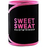 Sports Research Sweet Sweat Premium Waist Trimmer, for Men & Women ~ Includes Free Breathable Carrying Case!