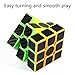 Twister.CK 3x3 Speed Cube Magic Cube Brain Teaser Puzzles with Carbon Fiber Sticker