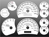 2003-2007 Chevrolet Silverado Truck GAS White Face Gauges