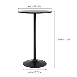 FDW Pub Table 40 Inch Height Cocktail Table Round