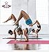 Heathyoga Hot Yoga Towel Non Slip, Microfiber Non Slip Yoga Mat Towel, Exclusive Corner Pockets Design, Dual-Grip, Sweat Absorbent, Perfect for Hot Yoga, Bikram, Pilates and Yoga Mats