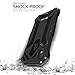 iphone X case,Feitenn Hybrid Armor Alloy Aluminum Metal Bumper case Anti-scratch Sturdy Hard Metallic Military Heavy Duty Case for iphone X (Black)